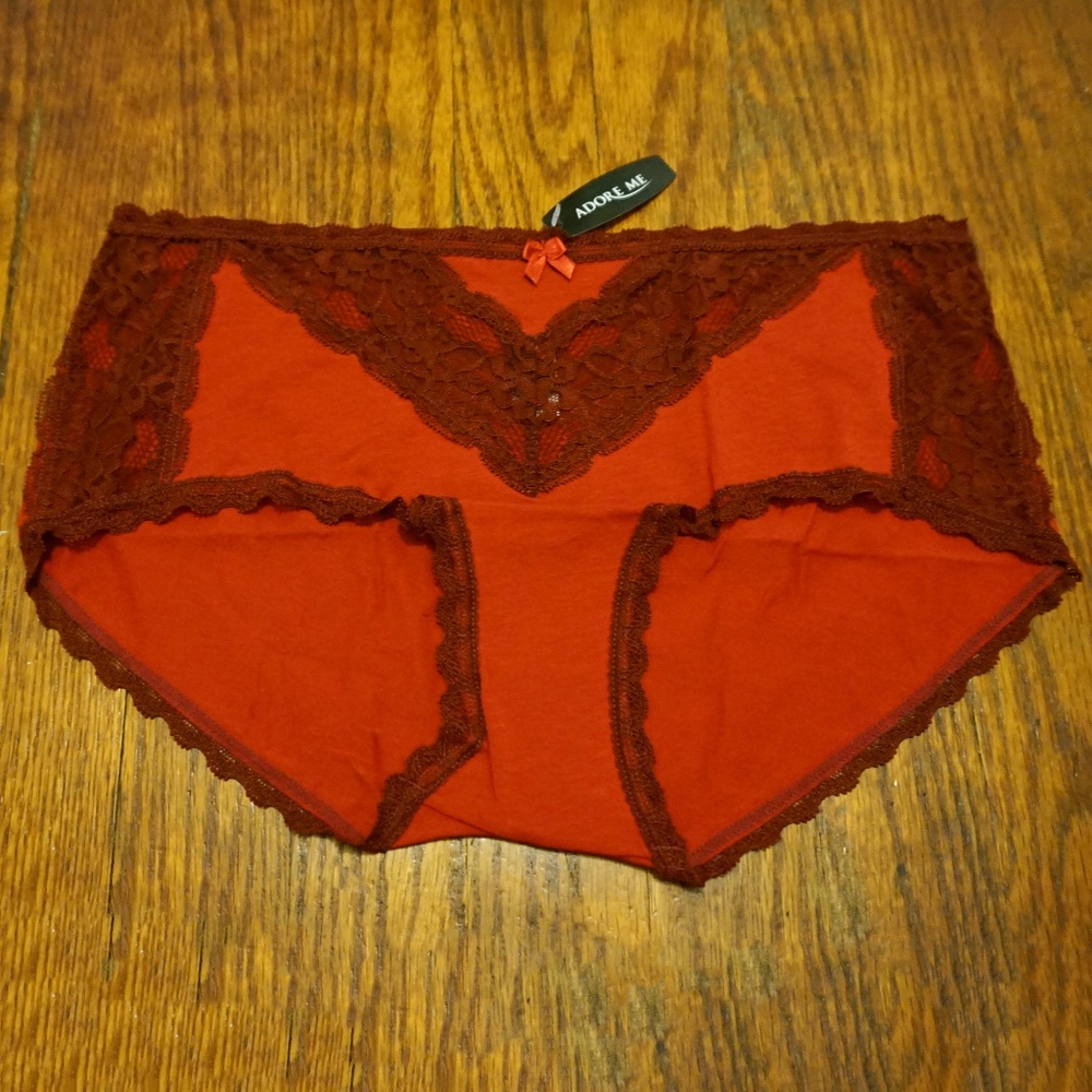 Adore Me | Red Lace Panties